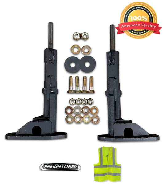 Mount Brackets Set for Herd GG-MTK-24 FL50 Front Bumper Deer Guard 2018+ Freightliner Cascadia
