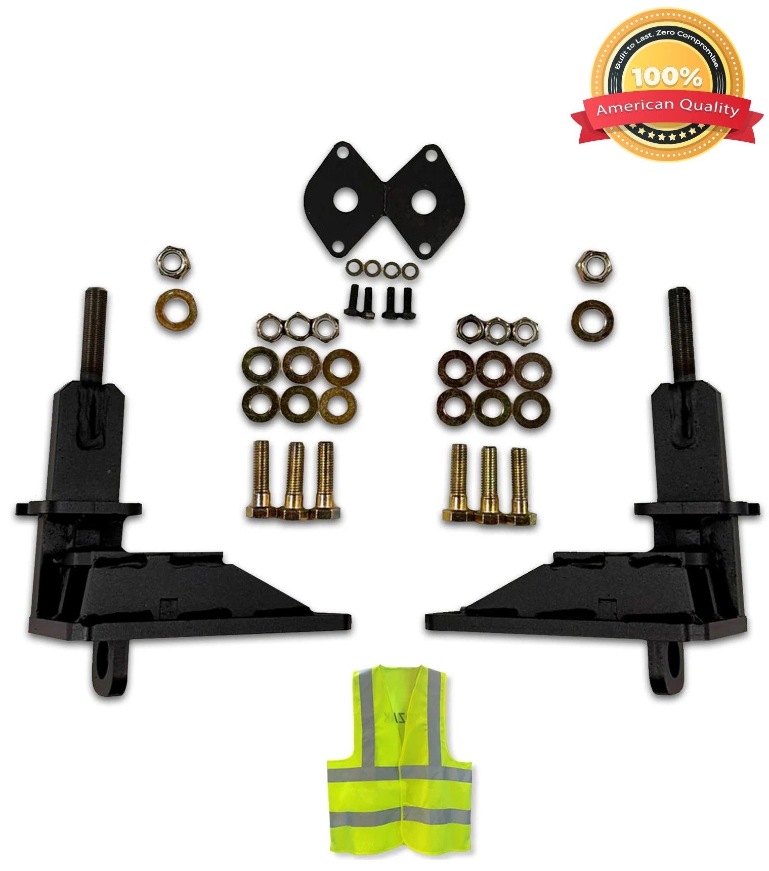 Mount Brackets Set for Herd 404010 VV06 Front Bumper Deer Guard 2025+ Volvo VNL 840