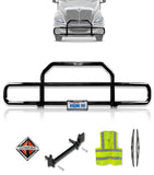 Front Grille Guard Black 2008+ International Prostar