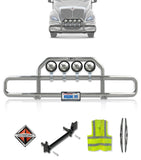 Front Grille Guard Chrome 2008+ International Prostar
