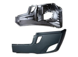 Plastic Bumper Cover Driver Side + Bumper Corner Reinforcement with Fog Light Hole for Freightliner Cascadia 2018+ - Tacoma Parts Corporation