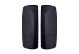 KOZAK Pair Mirror Arm Cover (Black) and Matte Black Door Mirror Cover Pair Set Left and Right side compatible with Volvo VNL VNM VNX VN 2004-2023 PLUS Logo, 2x22" Wipers and KOZAK Vest