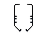 KOZAK Black Angled Mud Flap Hanger Bracket with Hardwre Sold by Pair Plus 2X 22 inch Windshield Wipers, 4X Trailer Tail Lights and KOZAK Vest