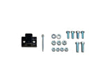 KOZAK Black Angled Mud Flap Hanger Bracket with Hardwre Plus 2X 22 inch Windshield Wipers, 2X Trailer Tail Lights and KOZAK Vest