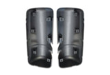 KOZAK Black Door Mirror Covers Right Passenger and Left Driver Side Pair Set (Two Piece) For Kenworth T680 T880 Truck Accessories PLUS Wipers, Logo and KOZAK Vest