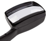 Kozak BLACK Finish Hood Mirror Replacement Left Only (Driver Side) for Peterbilt 579 Semi Trucks PLUS Logo, 2x22 inch Windshield Wipers and Kozak Vest