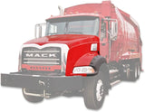 Fiberglass Hood Shell for Mack Granite SBA 2007+ - Tacoma Parts Corporation