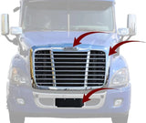 Chrome Triple Plated Front Hood Radiator Grille With Bug Screen A17-19112-000 A17-15624-003 for Freightliner Cascadia 2008-2017
