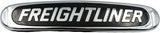 Kozak Replacement Hood Grill Freightliner Cascadia Emblem Logo Name Plate - Black with Chrome - Fits Freightliner Cascadia Semi Trucks 2018 and Newer Models