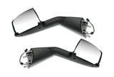 Chrome Hood Heated Mirror Aftermarket Replacement Pair Right and Left Side compatible with Volvo VNL 2018+ Semi Trucks PLUS Volvo Logo, 2x Wipers and KOZAK Reflective Vest