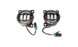 Kozak Performance High Power Black Housing LED Projector Fog Light Lamp Pair Set for Kenworth T660 & Peterbilt 579/578 - Tacoma Parts Corporation