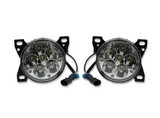 Performance High Power Chrome Housing LED Projector Fog Light Lamp Pair Set for Kenworth T660 Peterbilt 579/578 - Tacoma Parts Corporation