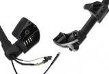 Compatible With VNL Door Mirror Power Heated Black with Arm - Driver Left Side, Arm Bracket, Logo Emblem, Wipers, KOZAK Vest (Fit: Volvo VNL 670 780 630 730 860, VNM 200 430 630, VNX 300)