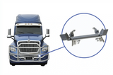 KOZAK Bumper Deer Moose Brush Guard Brackets Mounting Hardware Set Compatible with EX-Guard for International LT625 2019 Plus Logo Vest