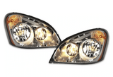 Kozak Headlight Halogen + LED Headlight Pair for Freightliner Cascadia 2008-2016 - Tacoma Parts Corporation