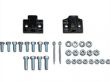 KOZAK Black Angled Mud Flap Hanger Bracket with Hardwre Sold by Pair Plus 2X 22 inch Windshield Wipers, 4X Trailer Tail Lights and KOZAK Vest