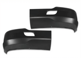 Kozak Black Plastic Bumper Extension Corners (Driver Left & Passenger Right Side) Pair Set for Kenworth T680 - Tacoma Parts Corporation
