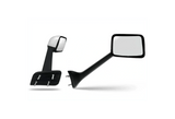 KOZAK Chrome Hood Mirror (Passenger Right Side) compatible with International LT625 Trucks PLUS International Logo, Windshield Wipers, Frame License Plate and KOZAK Vest