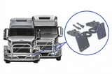 KOZAK Bumper Deer Moose Brush Guard Brackets Mounting Hardware Set compatible with EX-Guard Volvo VNL 2004-2024 - PLUS Kozak Vest