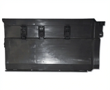KOZAK compatible with Volvo VNL 2004-2016 Side Fairing Central Panel Left Driver Side 53" (134 cm) PLUS Volvo Logo with Stripe, 2x 22" Windshield Wipers and Kozak Vest