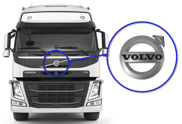 Volvo 'BETER' Logo Badge Emblem – Glossy Finish, Customizable – For FH, FM, HGV Trucks