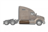 Fairing Skirt Panel 80" (203 cm) Right Passenger Side w/tube Compatible With Kenworth T680 2013-2021 Semi Truck PLUS Logo, 2x22" Windshield Wipers and KOZAK Reflective Vest