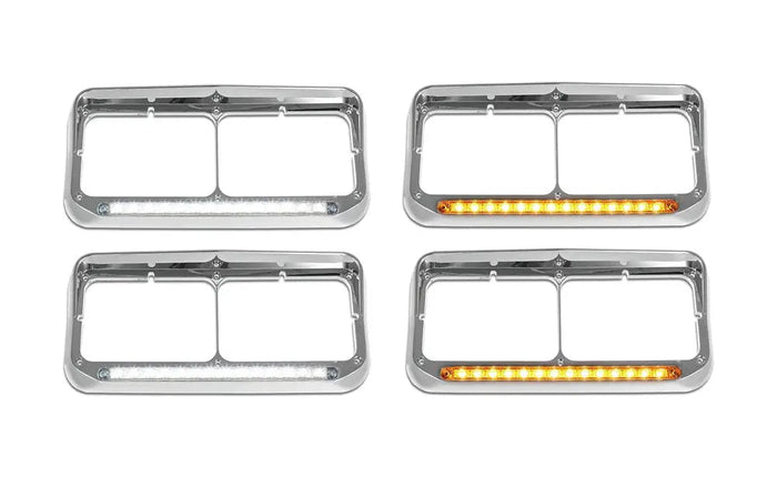 Kenworth T600 Chrome Headlight Bezels