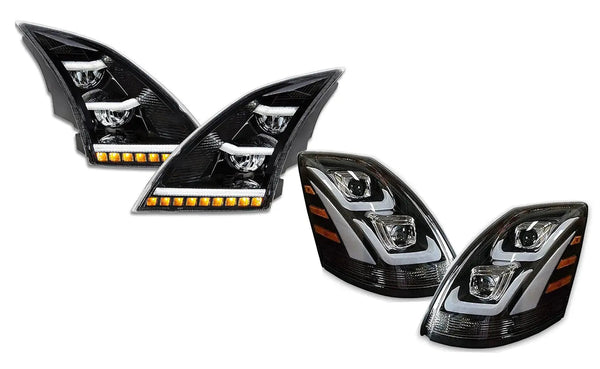 Volvo VNL Led and Regular Headlights