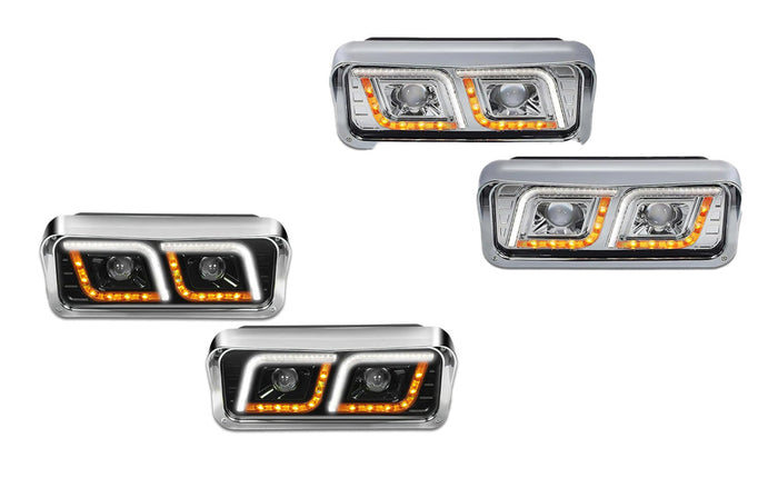 Peterbilt 378 LED Headlights