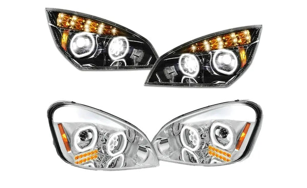 Freightliner Cascadia LED & Regular Headlights