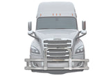 Grille Guard with Built-in 16'' LED Bar Chrome 2018+ Freightliner Cascadia 126 116