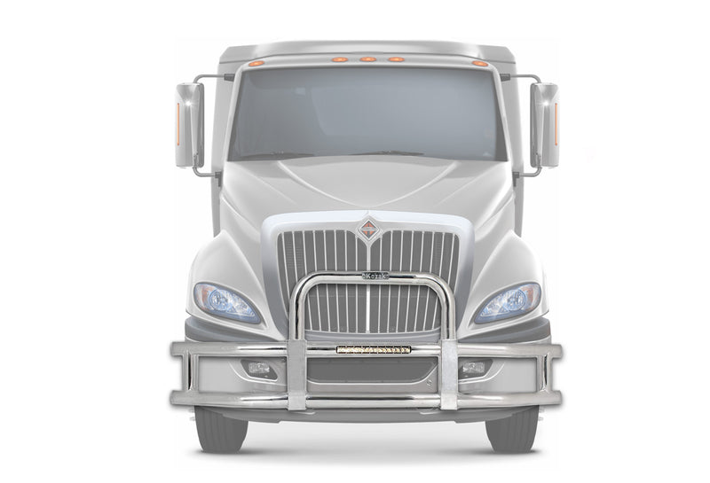 Grille Guard with Built in 16'' LED Bar Chrome International LT625 Prostar