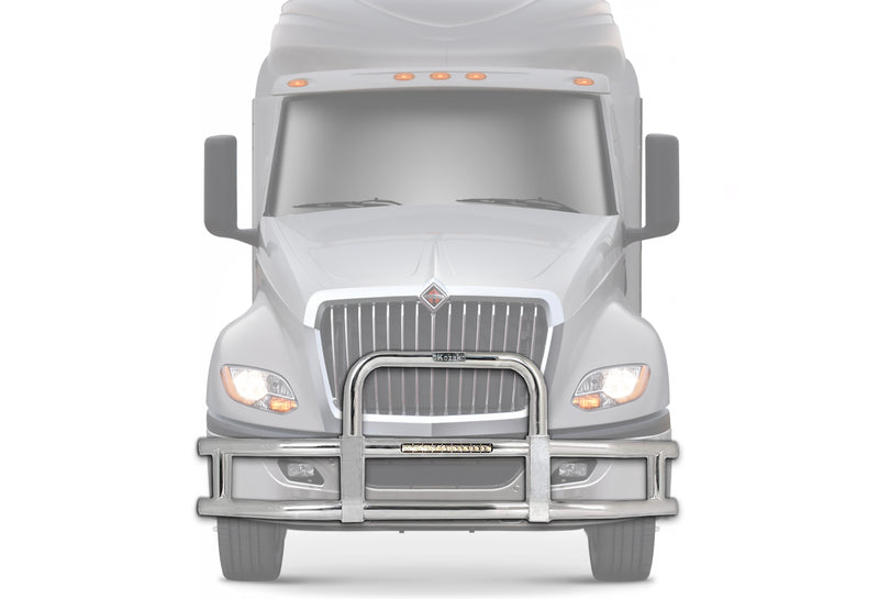 Grille Guard with Built in 16'' LED Bar Chrome International LT625 Prostar