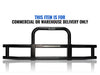 Grille Bumper Guard Black with Built-in 16" 2022+ Kenworth T680 Next Gen - No Fog