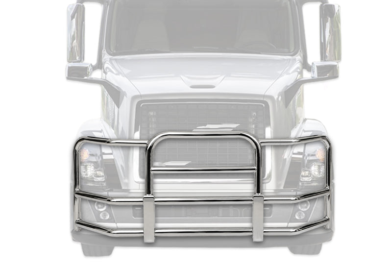 Full Front Grille Guard 90" x 36" Chrome 2004-2017 Volvo VNL