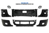 Bumper Set with Fog Light Holes 6 Pcs Includes 2 Pcs Fog Light 2008-2017 Freightliner Cascadia 125 113