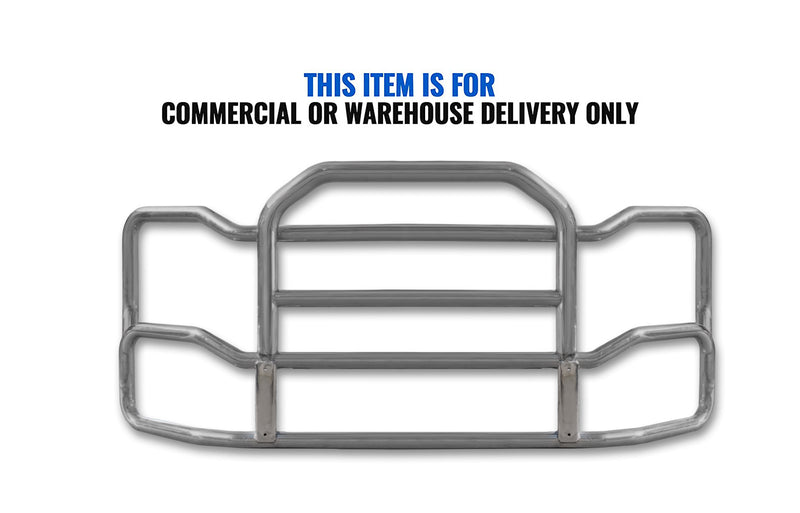 Grille Guard Large Chrome with Lights 2022+ Kenworth T680 No Fog