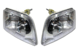 Headlight Set with Turn Signal Lights Set 1998-2003 Volvo VN VNL 2000-2017 VNM