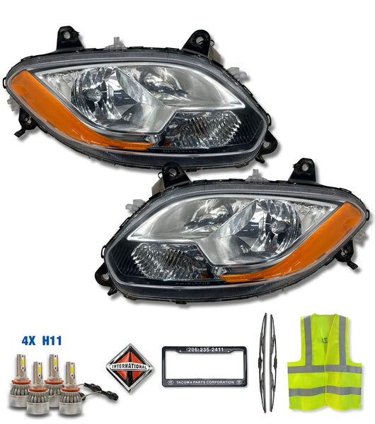 Headlights Halogen Set International LT625