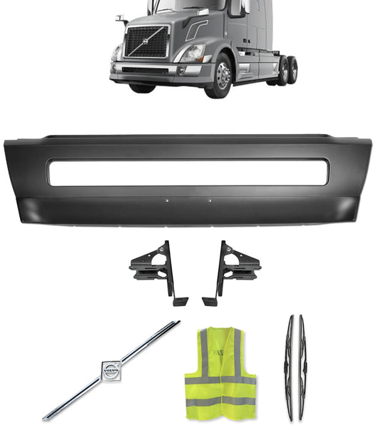 Center Middle Bumper Plastic with Brackets 2004-2015 Volvo VNL