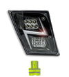 Fog LED Light Black Passenger 2004-2017 Volvo VNM VNL VT