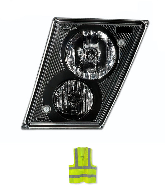 Fog Light Black Driver 2004-2017 Volvo VNM VN VNL VT