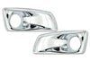 Fog Light Bezels Chrome with Built-in Light Strip Set Kenworth T660