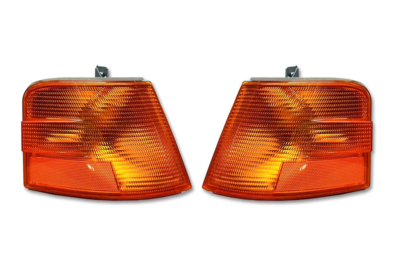 Headlight Set with Turn Signal Lights Set 1998-2003 Volvo VN VNL;  2000-2017 VNM