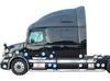 Front Panel Stripes Chrome Trim Set for Driver Side (5L, 6L, 7L, 8L, 9L)  2004-2017 Volvo VNL