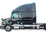 Front Panel Stripes Chrome Trim Set for Driver Side (5L, 6L, 7L, 8L, 9L)  2004-2017 Volvo VNL