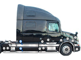 Central Panel Stripes Chrome Trim Set for Passenger Side (10R, 11R) 2004-2017 Volvo VNL