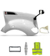 Hood Fender Fiberglass with Set accessories Passenger 2012-2021 Kenworth T680
