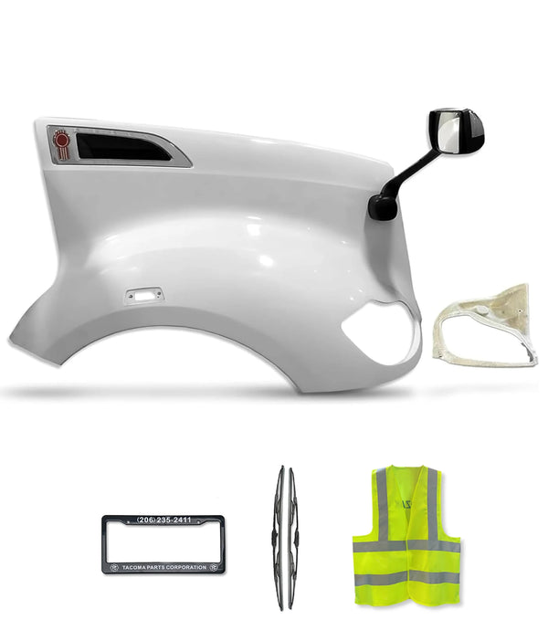 Hood Fender Fiberglass with Set accessories Passenger 2012-2021 Kenworth T680