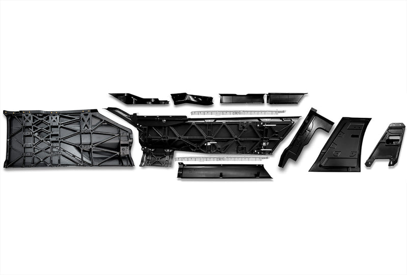 Fairing Panels w/ 2x Steps w/ Kick Panels Full Complete Set fits Driver 2022+ Kenworth T680 Next Gen